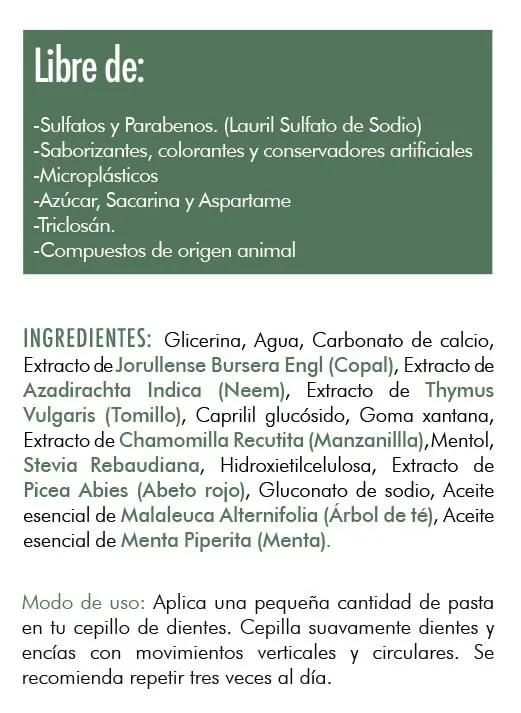 PASTA DENTAL BOTANICA 110GR - Image 2