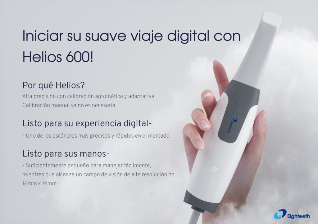 Escanér intraoral Helios 600 Eighteeth Dental Click