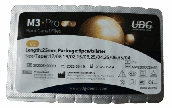 Pro Line M3 Compound M3 PRO GOLD V2 25mm 6 PCS - Dental Click