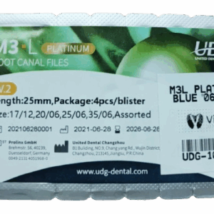 M3 L PLATINUM V2 BLUE  06  C/ 4 PCS 25 MM